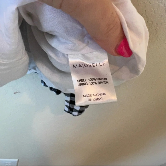 MAJORELLE Pearson gingham mini dress - Picture 5 of 6